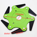 65Mn 6 Steel Blades Razors Grass Eater Trimmer Head Lawn Mower Head Brush Cutter Tool