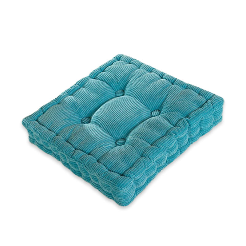 40 x 40cm Washable Corduroy Tatami Floor Seat Cushion Square Plaid Winter Warm Chair Pad Cushion