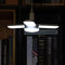 E27 40W 3+1 2835 SMD Foldable Fan Blade LED Pendant Light Bulb Angle Adjustable Garage Lamp AC110-265V