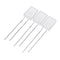 100Pcs 2x5x7mm 2.8-3V Square Blue LED Light Emitting Diode For DIY Projects