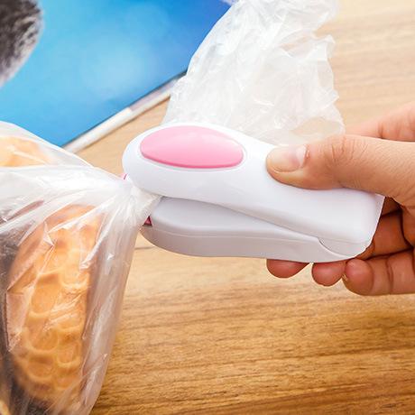 Household Portable Food Sealing Machine Clips Plastic Bag Small Hand Press