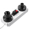 1.35M 2 Pin LED Test Clip+E27+E14 Bulb Adapter with Switch US Plug AC220V
