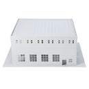 N Scale 1:76 Double-Decker Bus Truck Repair Factory Workshop Building Model