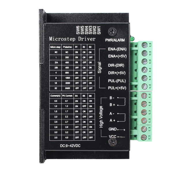 57BYG250B 3A Two-phase 1.2Nm Single Axis 57 Stepper Motor + TB6600 4A 3200 Subdivision Driver Kit