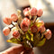 6 Colors 15 Heads Artificial Mini Rose Simulation Rose Flower Home Wedding Decor