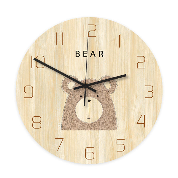 Loskii CC041 Creative Wall Clock Mute Wall Clock Cartoon Wall Clock For Home Office Decorations