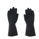 Rubber Work Gloves Acid Alkali Resistant Chemical Gauntlet Garden Digging Labor Insurance Gloves Protective Gloves