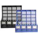 Detachable A4 File Holder Document Trays 4 Slots File Box Plastic File Books Organizer For Desktop Storage Office School Supplies Classify