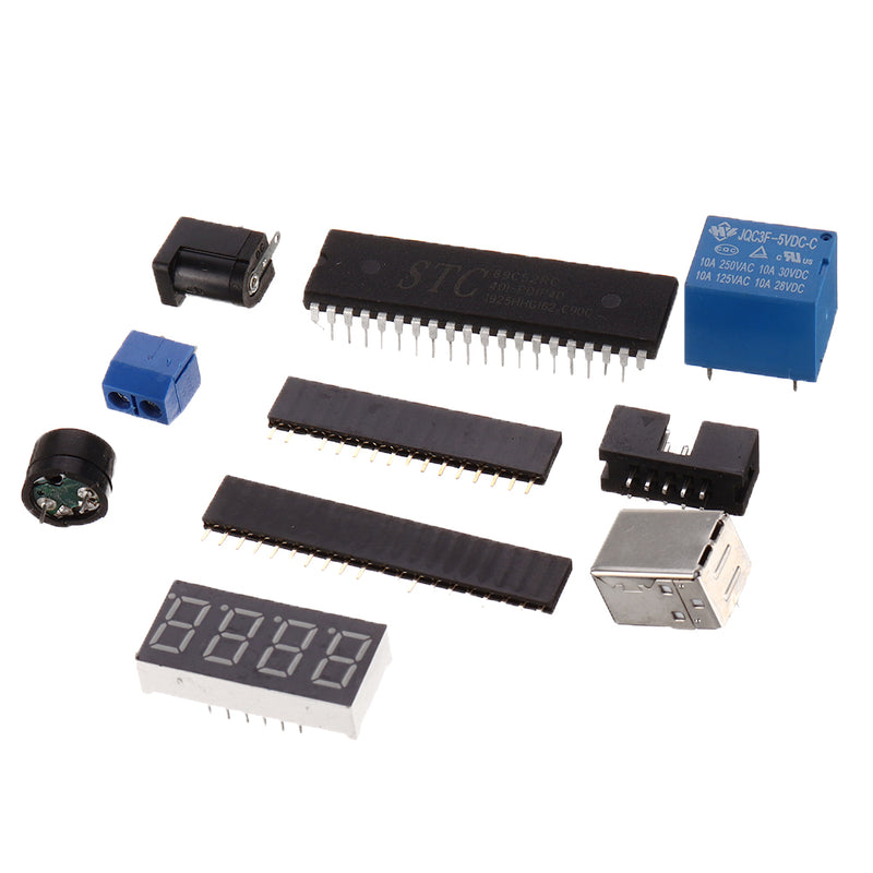 HW-471 51 MCU Development Board DIY Kit Soldering Component Core Board Parts