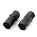 Stainless Steel Nylon Braided Oil Fuel Line Hose With End Joint Black 3 Meter Long