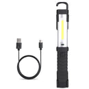 XANES XPE+COB 2 Modes USB Rechargeable LED Work Light Rotatable Camping Flashlight Emergency LED Torch