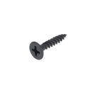 Suleve M3.5CP2 1000Pcs M3.5 20mm Corss Black Recessed Flat Head Self Tapping Ash Phosphorus Drywall Metric Threaded Wood Screw Nail Bolt