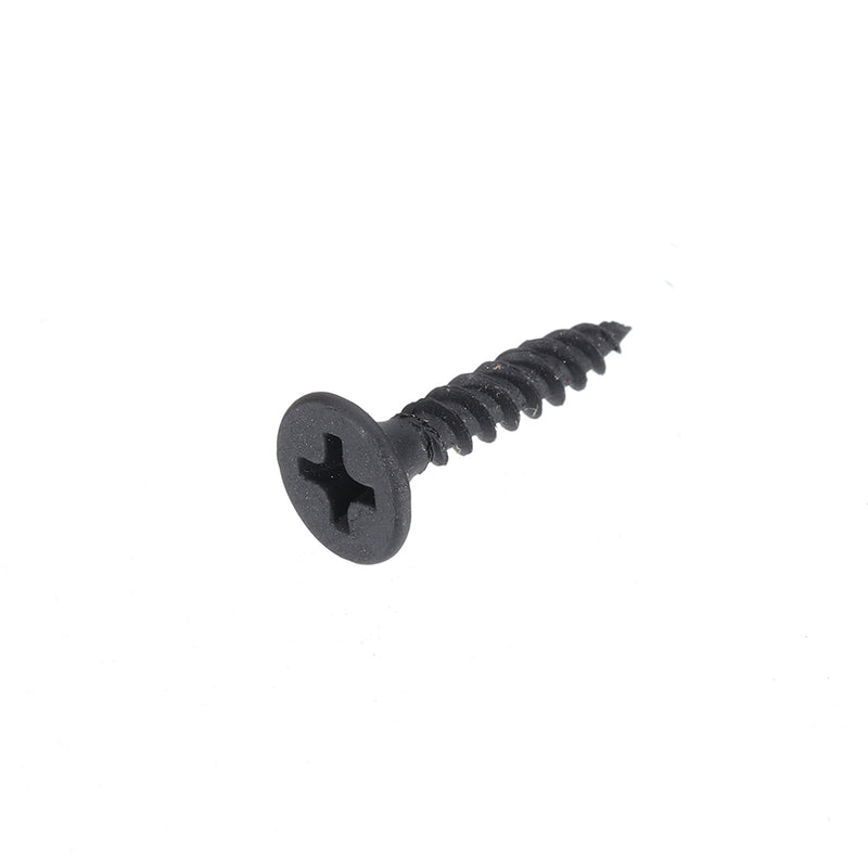 Suleve M3.5CP2 1000Pcs M3.5 20mm Corss Black Recessed Flat Head Self Tapping Ash Phosphorus Drywall Metric Threaded Wood Screw Nail Bolt