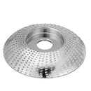 Drillpro 85x16/110x22mm Arc Wood Carving Disc Shaping Disc Angle Grinding Wheel Sanding Carving Rotary Tool Abrasive Disc for Angle Grinder