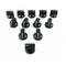 24pcs Plastic AMP Knobs Guitar Effect Pedal Knobs Flat Pointer Knobs