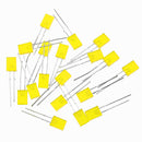 500pcs 2*5*7mm Square LED Yellow Light-emitting Diode 2X5X7 LED Diode