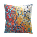 Cotton Linen Seat Back Cushion Cover Pillowcase Cushion Case Branch Birds Home Decor Gift