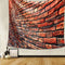 Art Brick Stone Pattern Psychedlic Tapestry Bedroom Bedspread Wall Hanging Throw