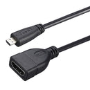 Micro HD D Type Male to HD A Type Female Adapter Connector Cable