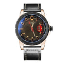 CURREN 8284 Casual Style Chronometer Quartz Watches Calendar Leather Strap Men Watch