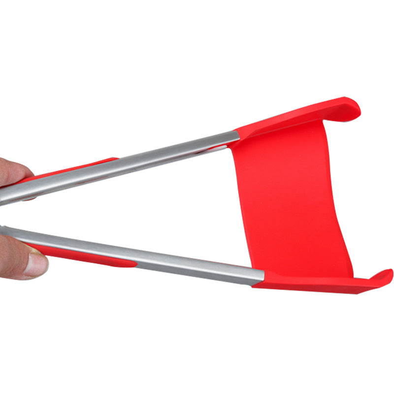 Honana BBQ 2-In-1 Collapsible Kitchen Spatula And BBQ Tong Non-Stick Stainless Steel Frame