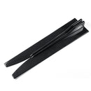 2 X Universal Gloss Black Or Carbon Fiber Style Car Side Skirt Rocker Splitters Canard Diffuser Winglet Wings
