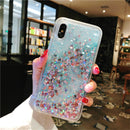 Bakeey Glitter Bling Liquid Flowing Silicone Protective Case For iPhone X/XS/XR/XS Max