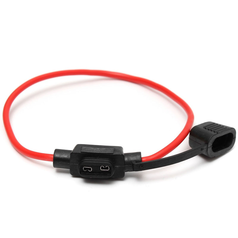 3pcs 200mm 14 Gauge ATC Fuse Holder In Line AWG Wire + 6PCS 11mm Car Blade Fuses
