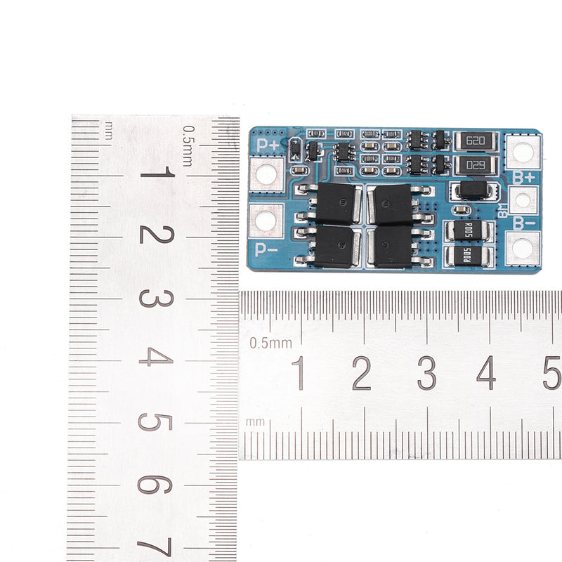 5pcs 2S 10A 7.4V 18650 Lithium Battery Protection Board 8.4V Balanced Function Overcharged Protection