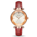 MEGIR 4209 Fashion Cutting Dial Women Watch Light Luxury Waterproof Quartz Watch
