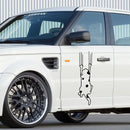 29x8cm Interesting Cat Scratch Car Stickers Vinyl Car-styling Auto Door Cat Climbing Decals
