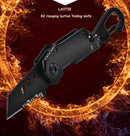 LAOTIE B2 100mm Mini Stainless Steel Folding Knife Outdoor Survival Tools Kit Hiking Climbing Hanging folding knife