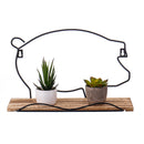 Creative Animal Style Wall Hanging Iron Shelf Storage Rack Kitchen Home Organizer Wall Mounted