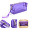 Clear Cosmetic Bags Pouch Zipper Toiletry Multifunctional Plastic PP Bag Lady Makeup Case L Size