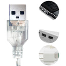 USB Romantic 3D Hanging Christmas LED Curtain String Light DC5V 8 Modes Remote Control for Home Decoration