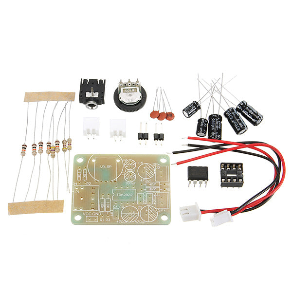 3Pcs TDA2822 Power Amplifier Audio Stereo Module DIY Kit Electronic Learning Suite
