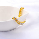 Trendy Metal Geometric Crystal Bracelet Temperament Rhinestone Bracelet