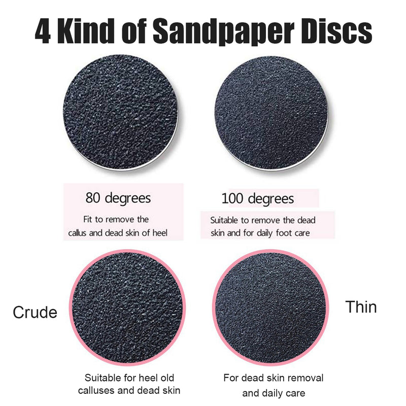 60pcs 43mm Sander Disc Sanding Paper Polishing Sandpaper Abrasive Tool