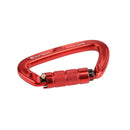 XINDA 25KN D Shape Carabiner Outdoor Climbing Hanging Buckle Keychain Screw Lock