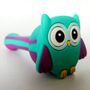 Cartoon Owl Silicone Duct Smoldering T obacco with Cap Herbal Holder Shisha h ookah Pipes