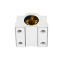 Machifit 2pcs SC8UU 8mm Solid Polymer Linear Bearing Linear Motion Bearing Slide Bushing For CNC