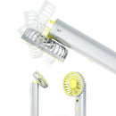 2 in 1 USB Portable Handheld Atomizing Fan Mini Spray Cooling Fan 90 Rotatable Rechargeable Desktop Small Fan