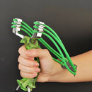 IPRee Outdoor Tactical Metal Slingshot Rubber Band Catapult Camping Game Sling Shot Kit