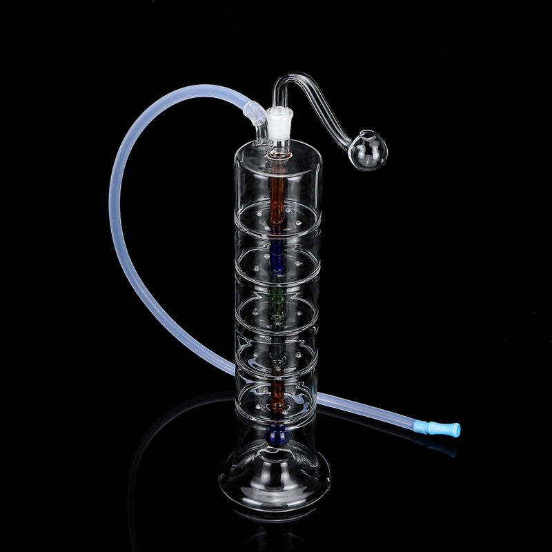 Water Glass Pipes Six-storey Partition Plate Mute Pot Glass Pipette Silent Pot