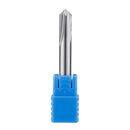 Drillpro 3-12mm 4 Flutes 90 Degree Chamfering Mill for Aluminum Tungsten Steel Milling Cutter