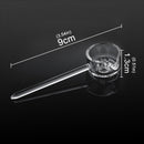 2PCS Clear Glass Carb Cap For Quartz Banger Nail Titanium Nail