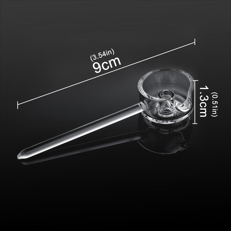 2PCS Clear Glass Carb Cap For Quartz Banger Nail Titanium Nail