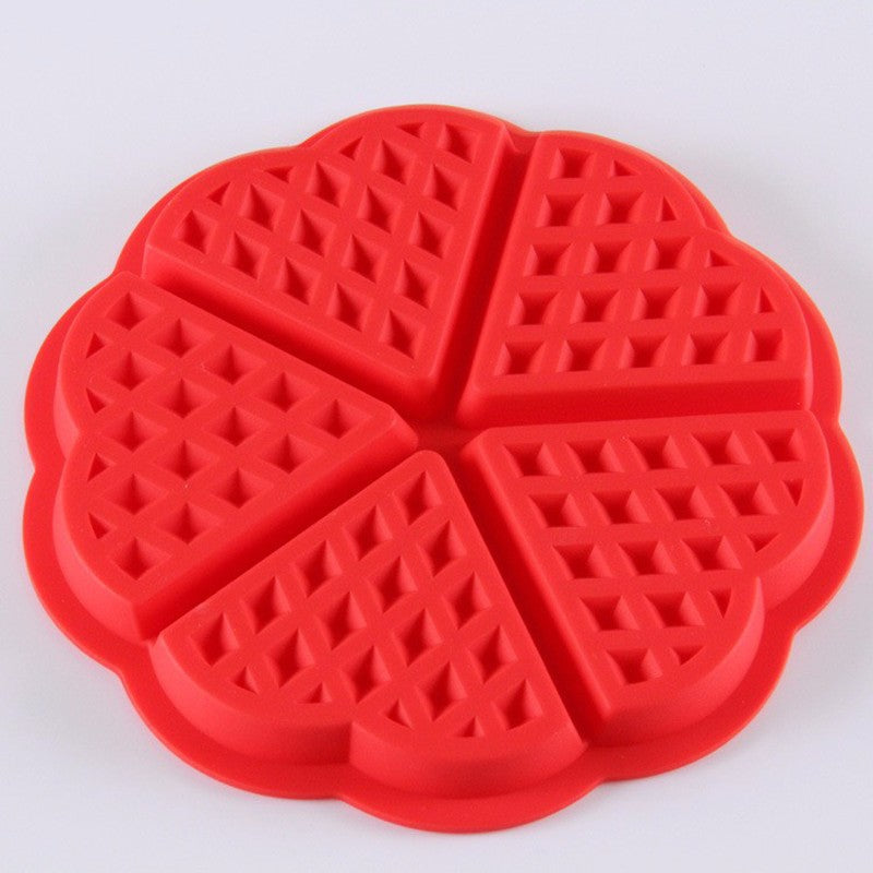 Heart Love Shape Silicone Waffle Mold Mould Cake Baking Mold