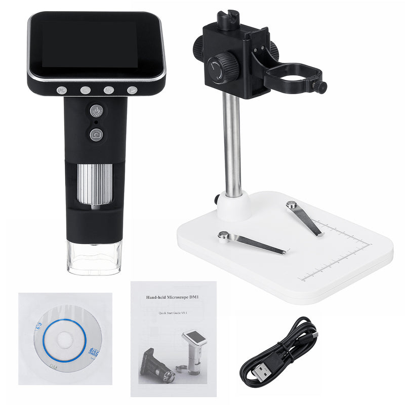 500X Portable Digital Microscope 2 Million Pixels HD Magnifier Camera With 8 LED Lights