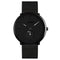 SKMEI 9185 Ultra Thin Simple Casual Style Men Wrist Watch Mesh Stainless Steel Strap Quartz Watch
